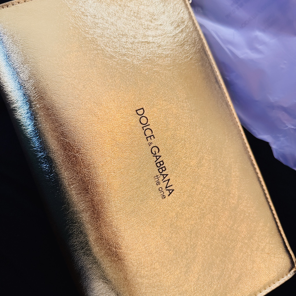Dolce & Gabbana Metallic Gold Pouch